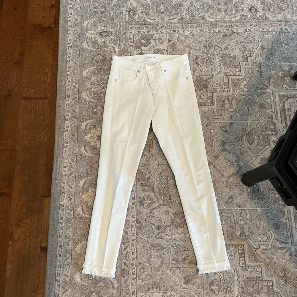 Loft White skinny Jeans size 4